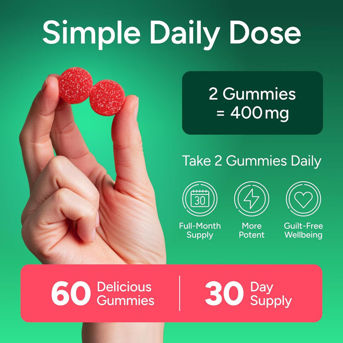 Keto Berberine Gummies (Sugar-Free) with Ceylon Cinnamon, Milk Thistle, ACV