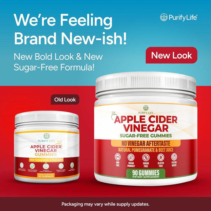 Apple Cider Vinegar Gummies for Bloating, Weight Loss, and Digestion (90 Chews)