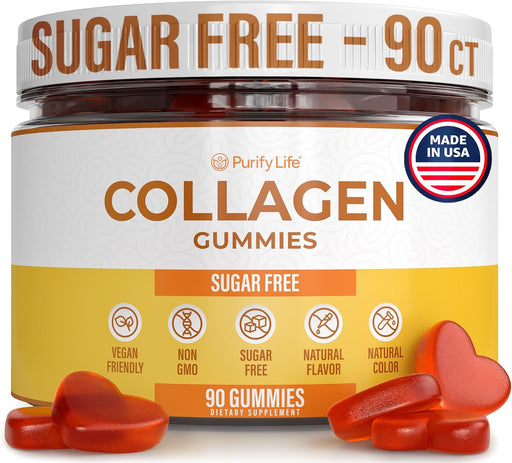 Collagen Gummies For Hair Skin & Nails - 90 Gummies/45 Day Supply