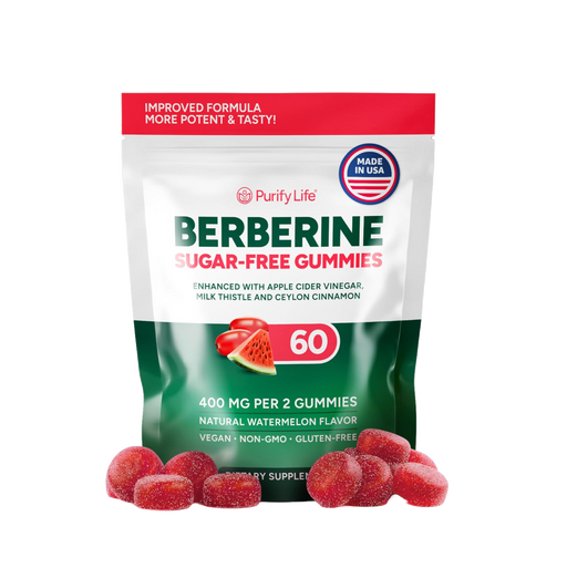 Keto Berberine Gummies (Sugar-Free) with Ceylon Cinnamon, Milk Thistle, ACV