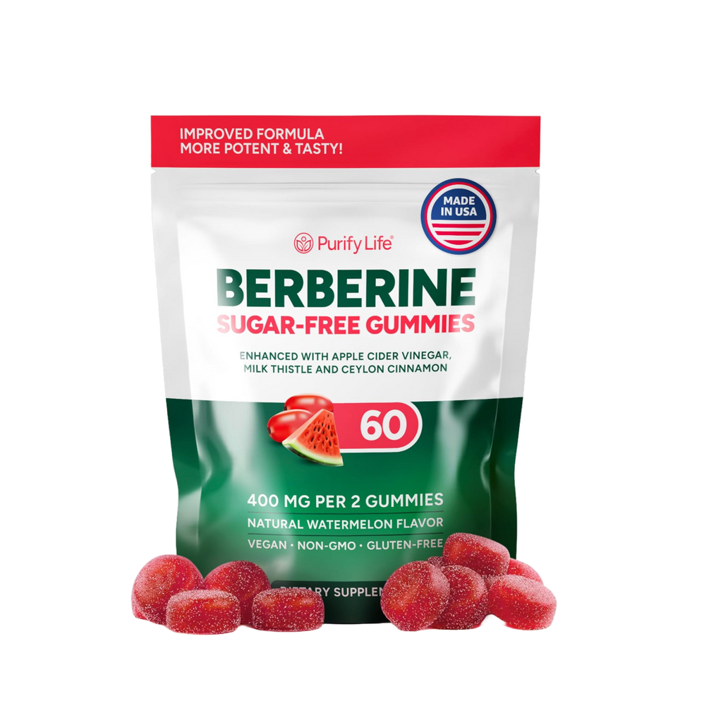 Keto Berberine Gummies (Sugar-Free) with Ceylon Cinnamon, Milk Thistle, ACV