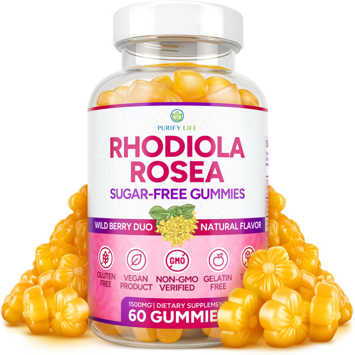 Sugar-Free Rhodiola Rosea Gummies