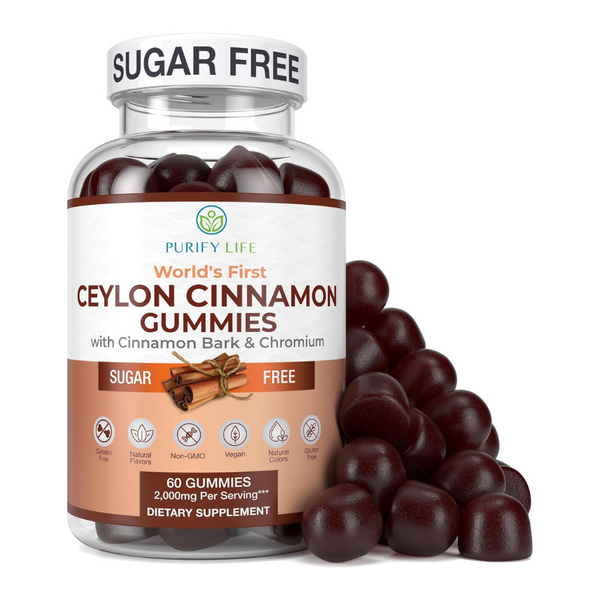Sugar-Free Ceylon Cinnamon Gummies (2,000mg/Serving)