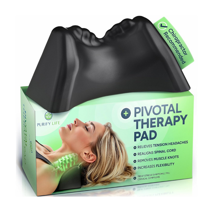 Occipital Release Tool for Pivotal Therapy - Cervical Traction Neck Pillow - Lumbar Dysfunction, TMJ, Neck or Shoulder Pain Relief