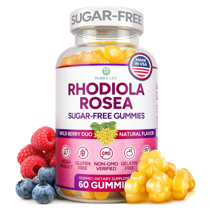 Sugar-Free Rhodiola Rosea Gummies