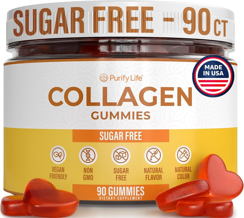Collagen Gummies For Hair Skin & Nails - 90 Gummies/45 Day Supply