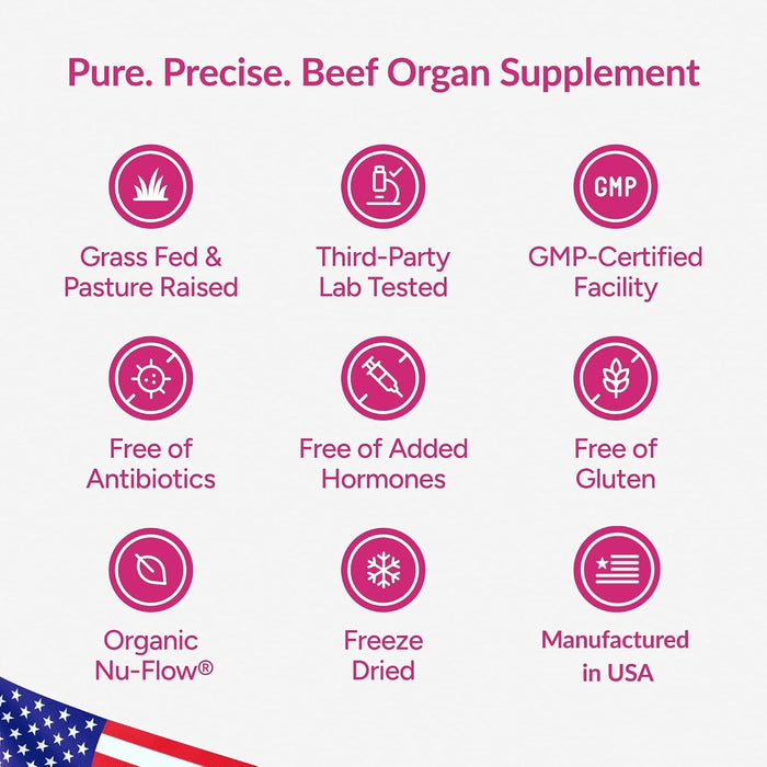 Grass-Fed Primal Beef Organ Supplement for Women, Hormone Balance for Women