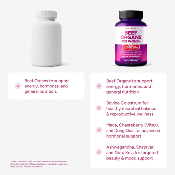 Women Beef Organs Supplement