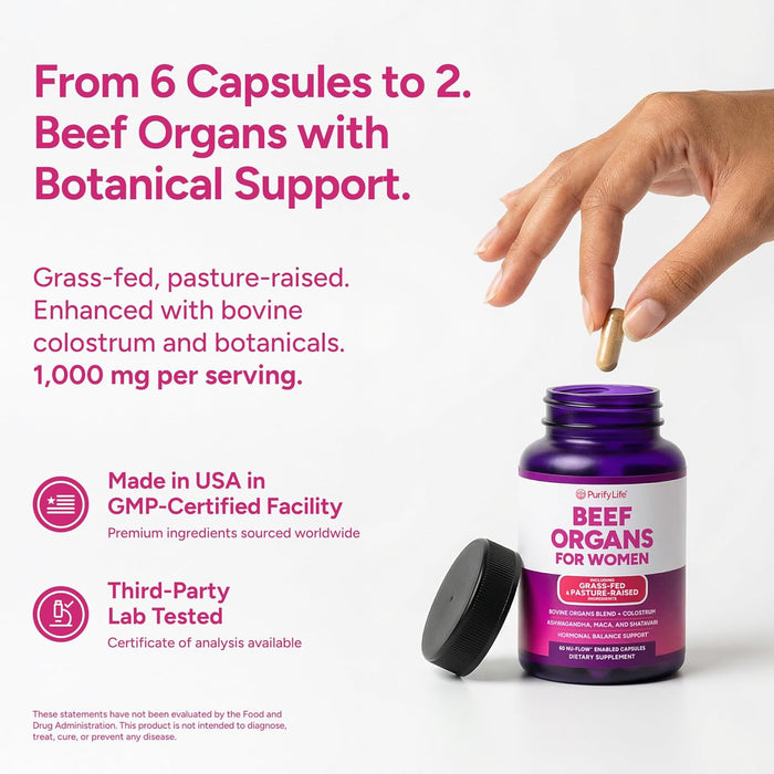 Women Beef Organs Supplement