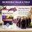 Black Dried Elderberries 1lb, Wildcrafted Elderberry for DIY Syrup & Tea