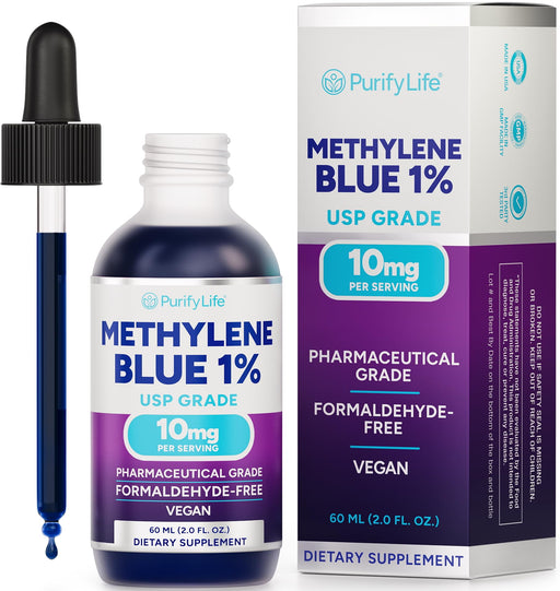 Methylene Blue Drops 1% Solution (USP Grade 99.99% Pure)