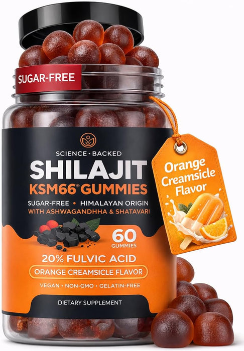 Purify Life Sugar-Free Himalayan Shilajit Gummies for Men and Women