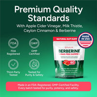 Natural GLP1 Support - Berberine Sugar-Free Gummies