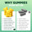Sugar-Free GLP-1 Support Gummies, Berberine, Cinnamon, Turmeric Supplement