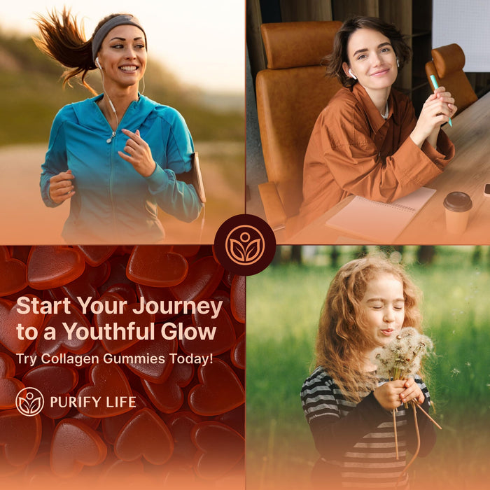 Collagen Gummies For Hair Skin & Nails - 90 Gummies/45 Day Supply