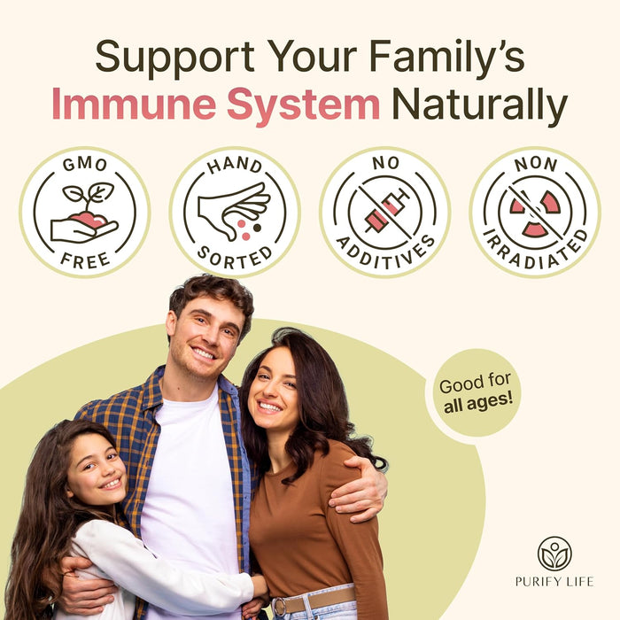 Wildcrafted Dried Elderberries - Bulk Supply - 1lb - Natural High Quality Ingredients