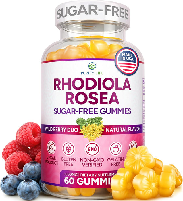 Sugar-Free Rhodiola Rosea Gummies