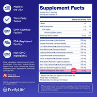 Sugar-Free Mushroom Gummies - 10 Mushroom Complex