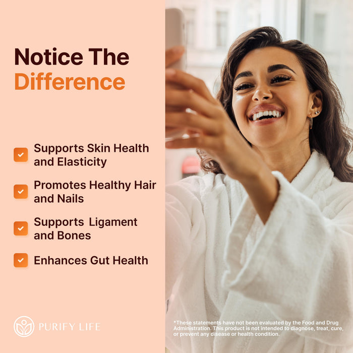 Collagen Gummies For Hair Skin & Nails - 90 Gummies/45 Day Supply