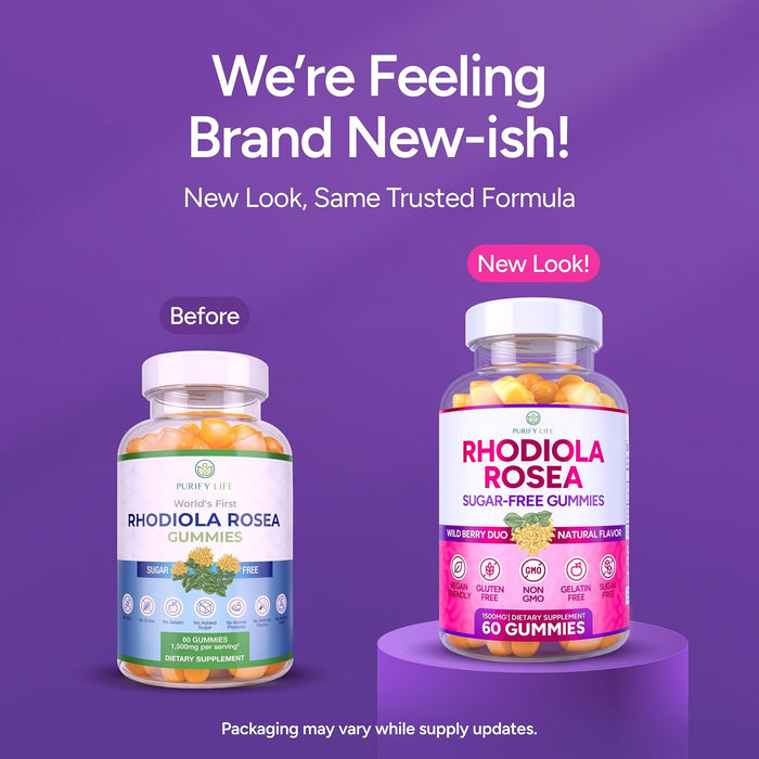 Sugar-Free Rhodiola Rosea Gummies