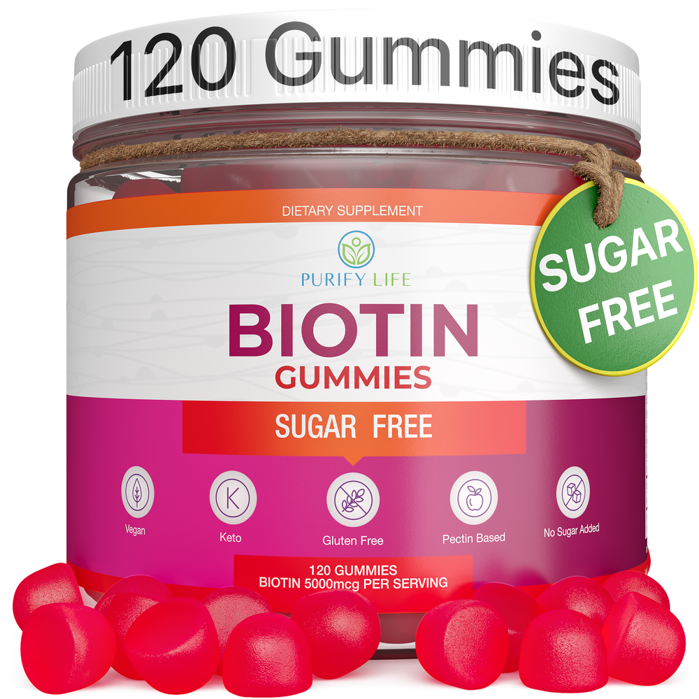 Biotin Gummies for Hair Skin and Nails