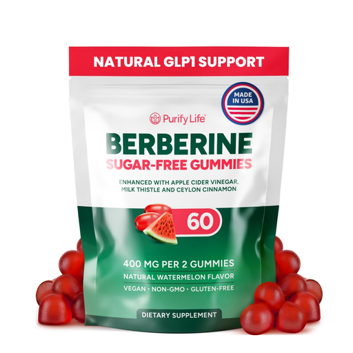 Sugar-Free Berberine Gummies GLP-1 Support Supplement for Digestive Balance
