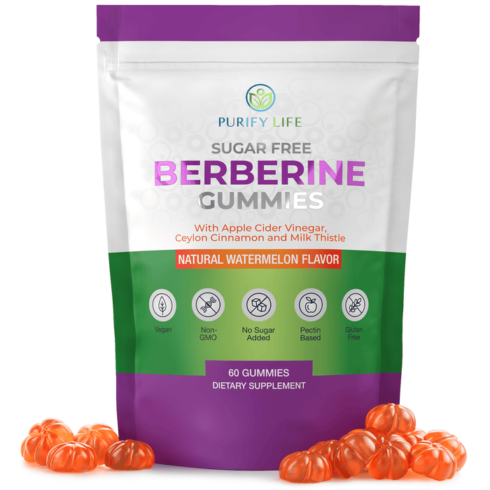 Keto Berberine Complex Gummies (Sugar-Free) with Ceylon Cinnamon, Milk Thistle, ACV [AMPK Metabolic Activator] Berberine Supplement for Metabolism, Energy, Gut Health, Fasting & Body Mass Control