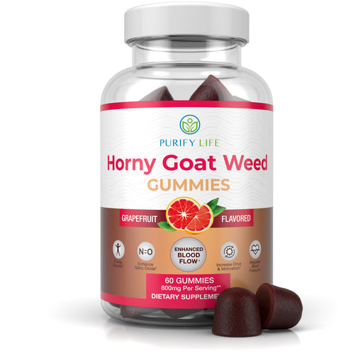 Horny Goat Weed For Men and Women - Vegan Nitric Oxide Booster for Blood Flow & Stamina
